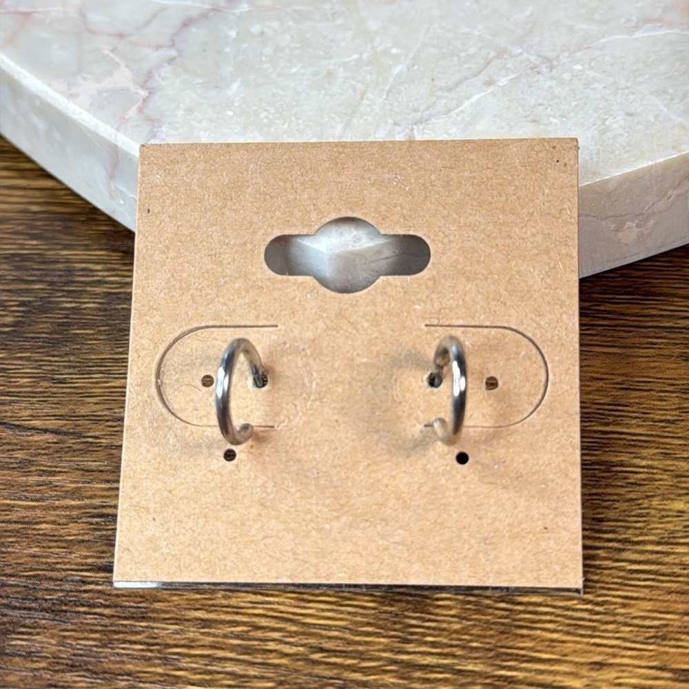 Silver Hoop Earrings